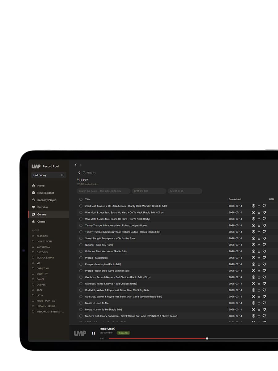 Remixes & Edits — over a million tracks