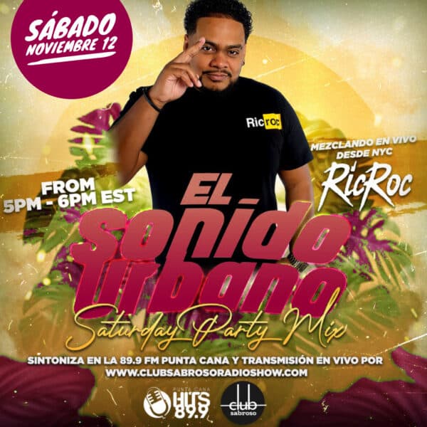 Saturday Party Mix 89.9 Punta Cana (11/12/2022)